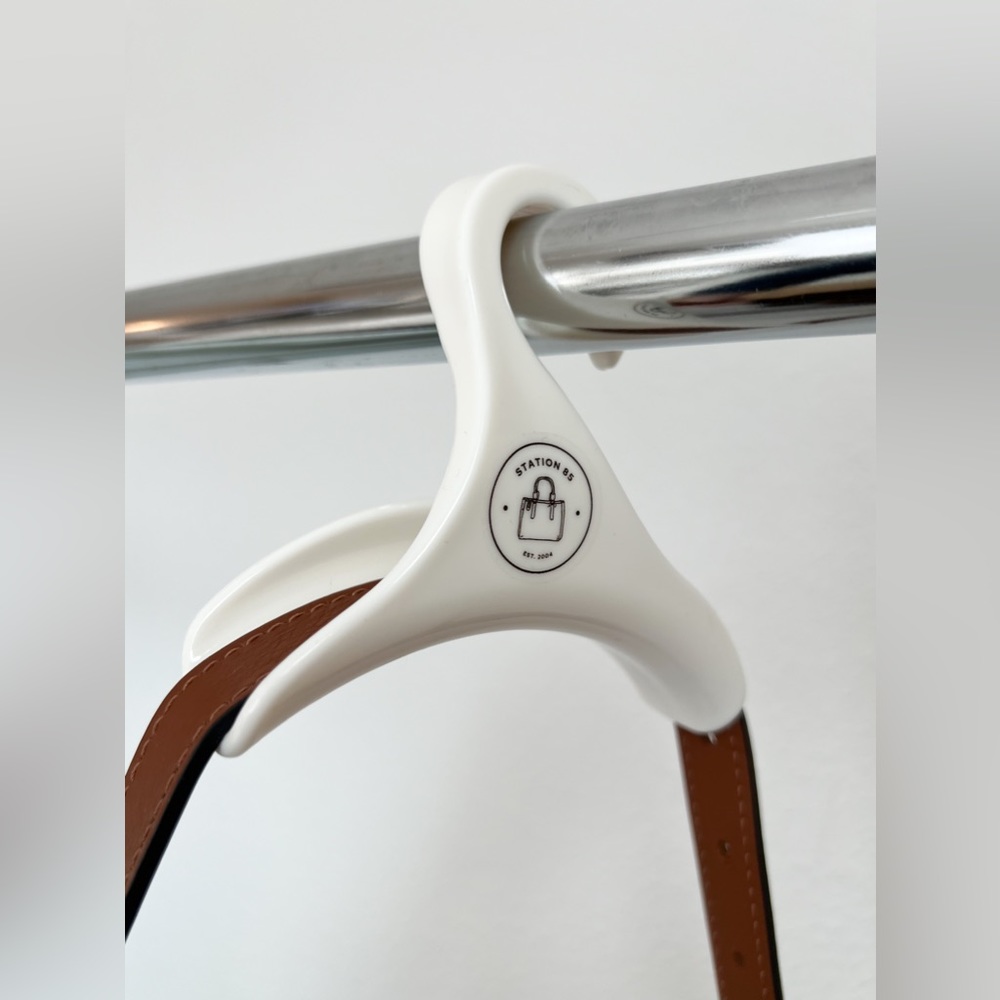 3pk Handbag Hanger Sturdy Acrylic Closet Organizer Purse Storage Hook in White - Picture 7 of 10
